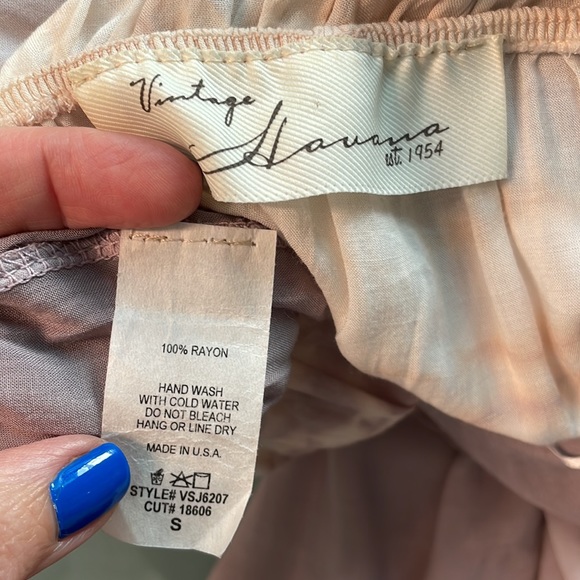 Vintage Havana cotton-candy tie-dye strapless jumper, size S - Picture 15 of 15